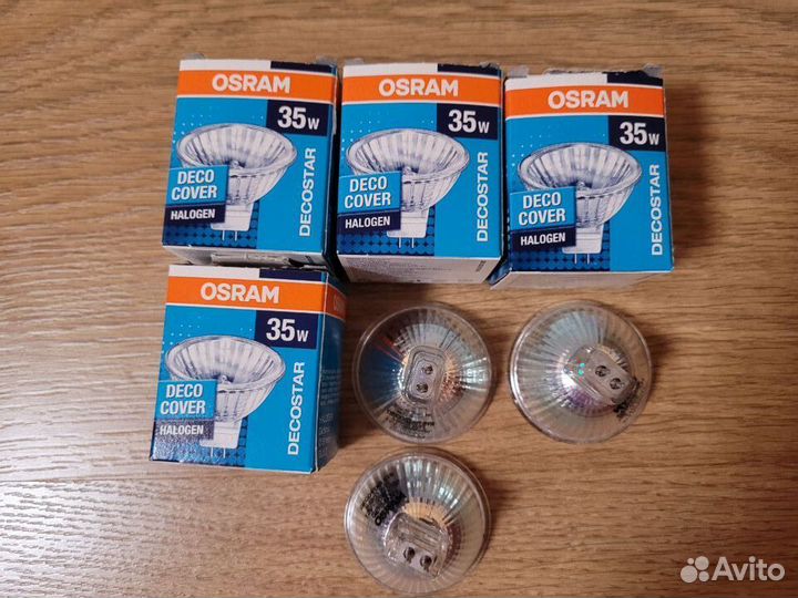 Галогеновые лампы GU5.3 osram (11 шт.)