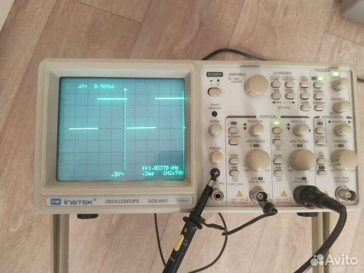 Осциллограф instek GOS-6051