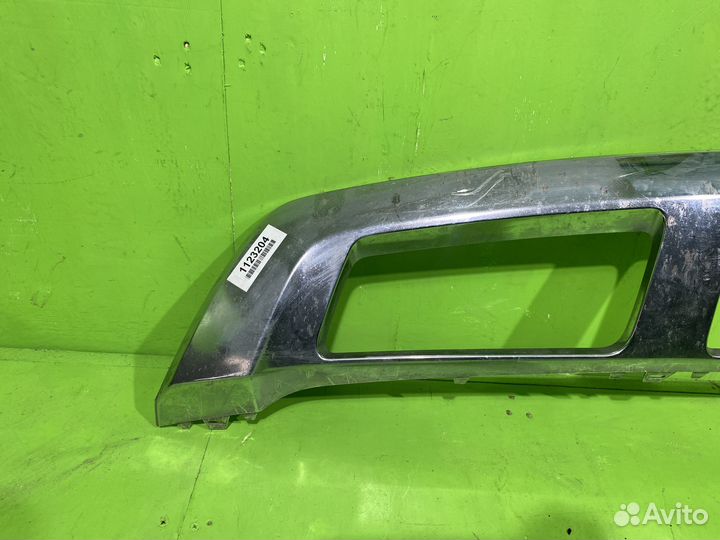 Хром переднего бампера Mercedes GL X166