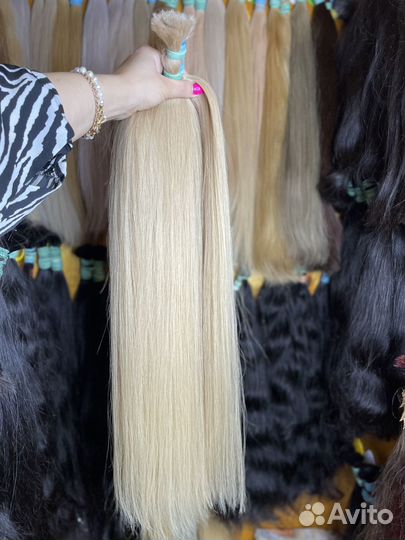 Волосы для наращивания блонд