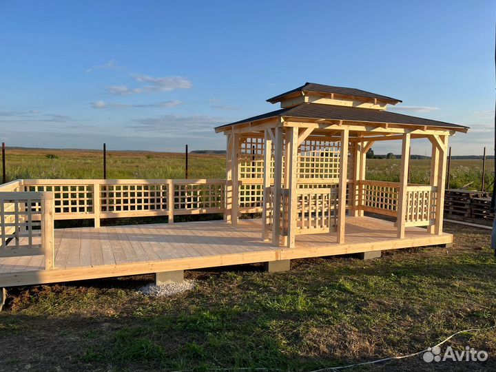 Беседка дачная. Сборка бесплатно
