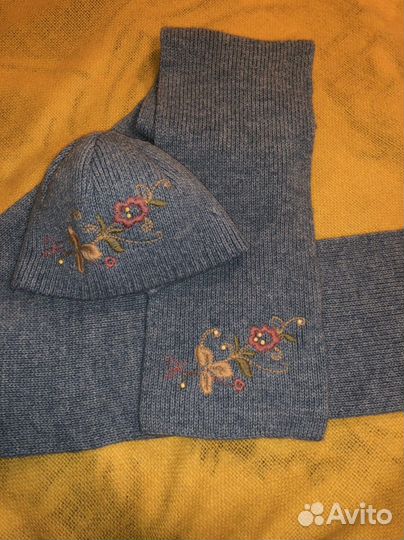 Комплект шапка и шарф