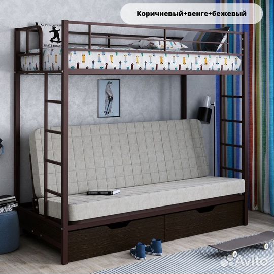 Кровать с ящиками