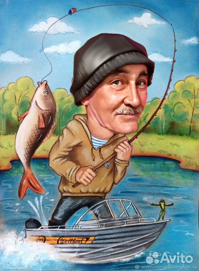 Шаржи, коллажи