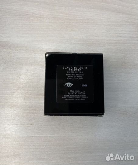 Givenchy black TO light Limited Edition палетка