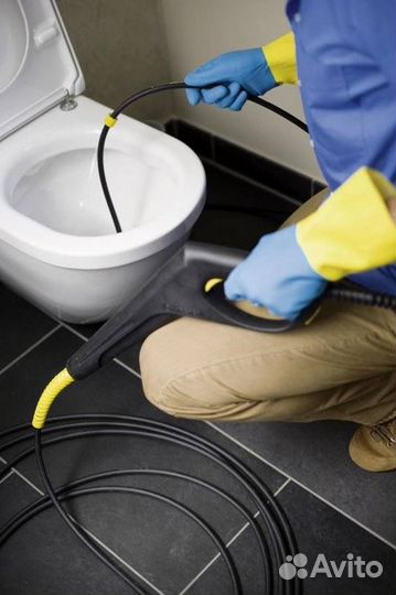 Устранение засоров Прочистка канализации