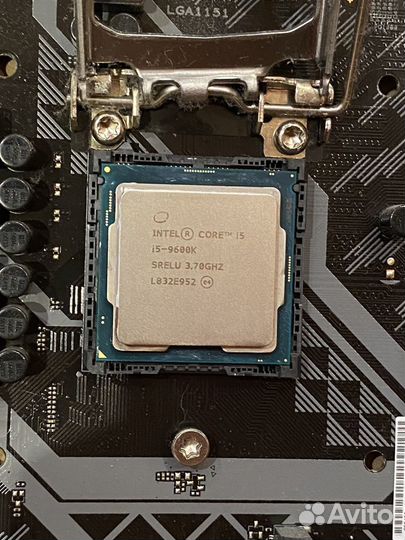 Процессор intel core i5 9600k