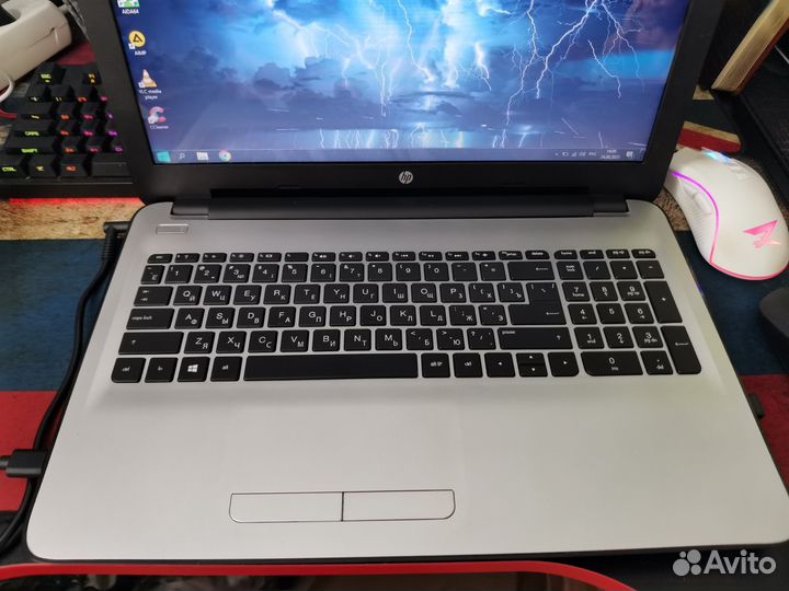 Хороший 4 ядерный ноутбук HP озу 4гб