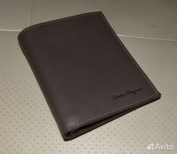 Портмоне S.F. унисекс кожа цвет какао новый