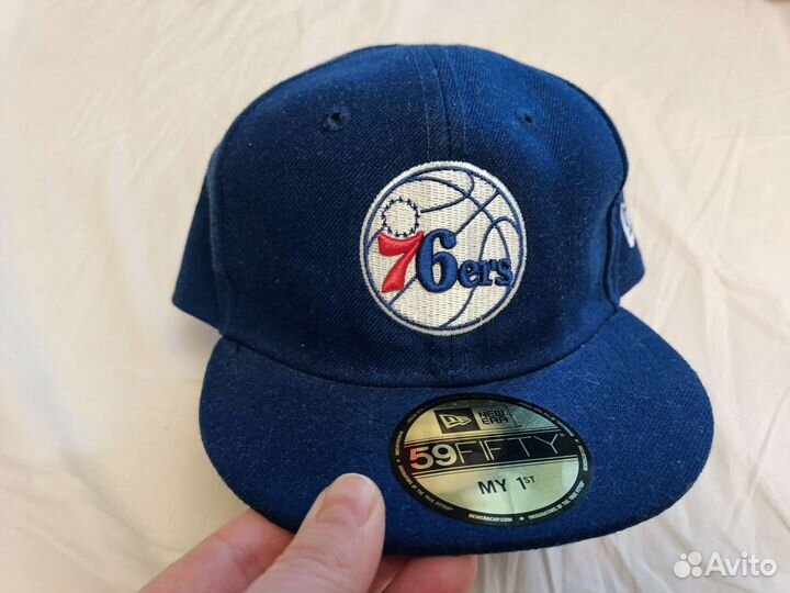 Бейсболка кепка детская NBA 76Ers New Era 1-2 года