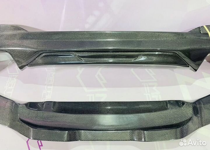 Накладка на бампер BMW G30 M perfomance карбон