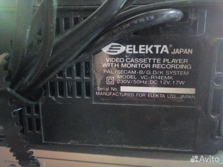 Видеомагнитофон, плеер пишущий,двд