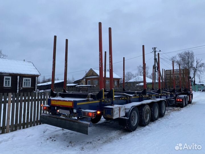 Полуприцеп лесовоз (сортиментовоз) Steelbear PF-41L, 2019