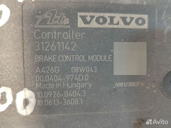 Блок ABS Volvo S80 31261142