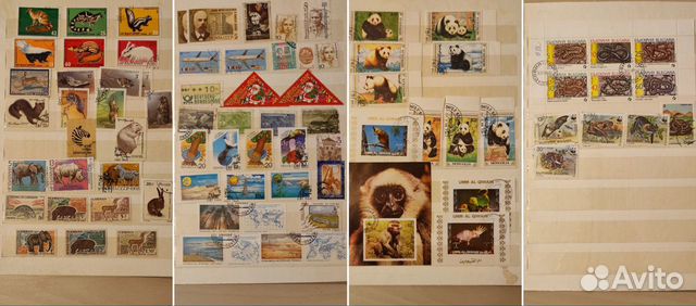 Почтовые марки, Россия, Куба, Монголия, Эквадор объявление продам