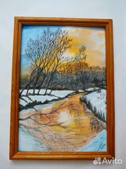 Картина Акварелью 