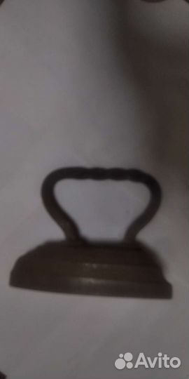 Утюг чугунный старинный