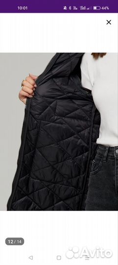 Пальто-жилетка весна-осень женское с капюшоном