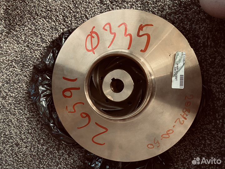 Крылатка, Крыльчатка, Рабочее колесо для насоса