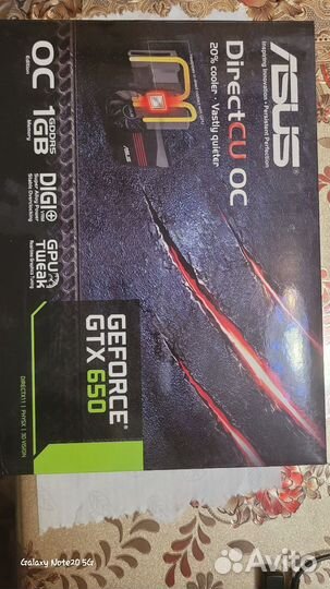 Видеокарта GTX 650