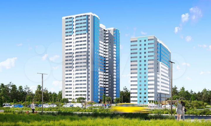 Квартира-студия, 24,1 м², 2/25 эт.