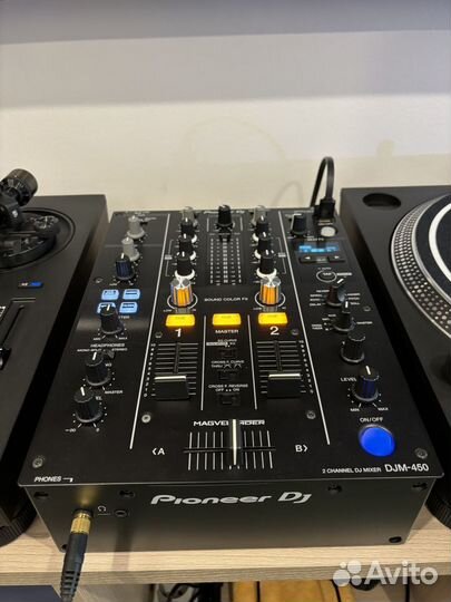 Комплект DJ Technics mk7 Pioneer 450 Dynaudio LYD8