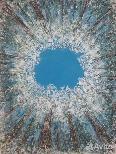 Картина, холст, акрил, паста