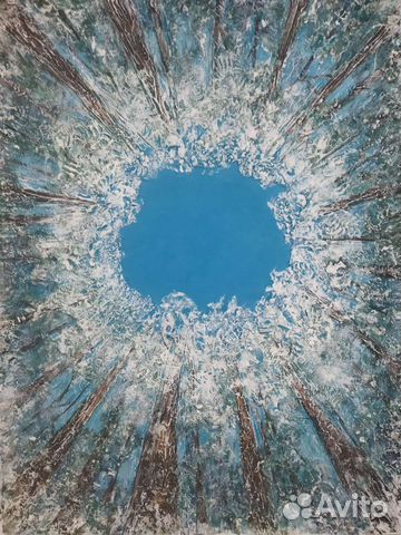 Картина, холст, акрил, паста