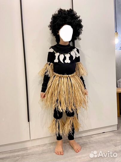 Костюм папуас дикарь абориген