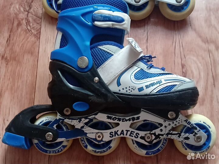 Роликовые коньки и защита