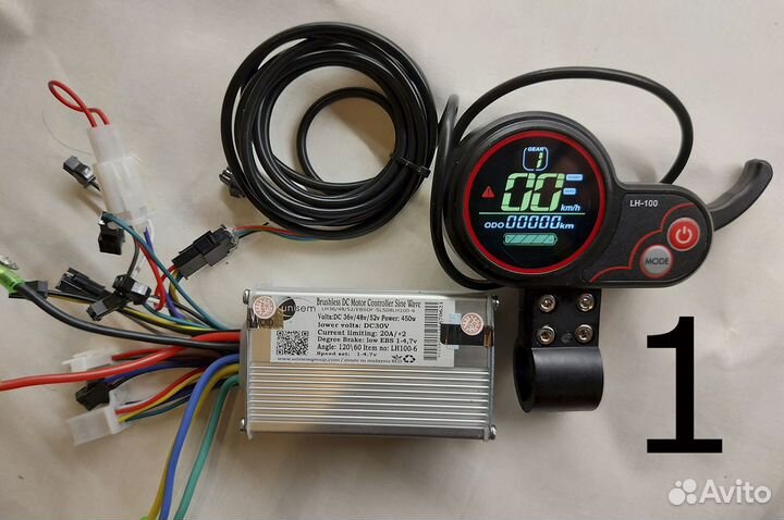 Контроллеры 36/48/52/60v/LED бк для Е-самокатов