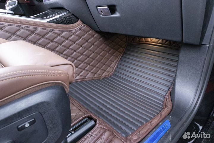 3Д коврики из экокожи в салон автомобиля