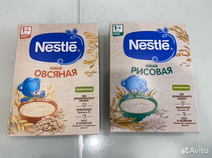 Каша нестле безмолочная