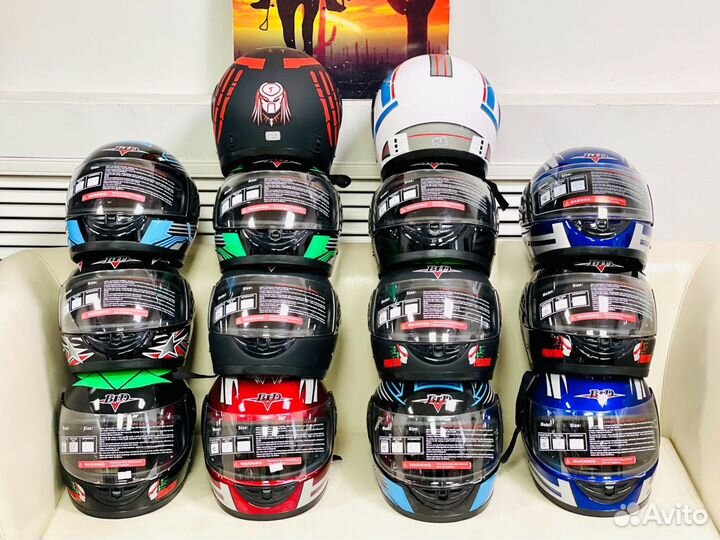 Шлем для Мотоцикла - Мопеда - Квадроцикла