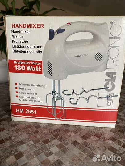 Новый Миксер clatronic 1800 watt
