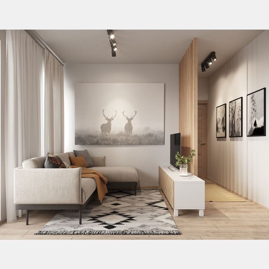 1-к. квартира, 42,5 м², 9/24 эт.