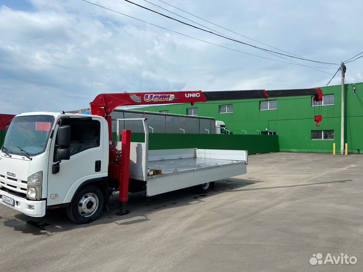 Isuzu NP с КМУ, 2015