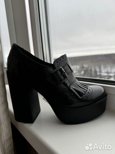 Ботильоны кожа