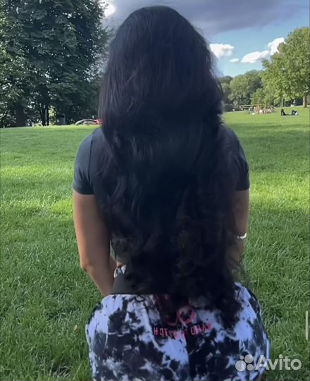 Волосы для наращивания 70 см волна