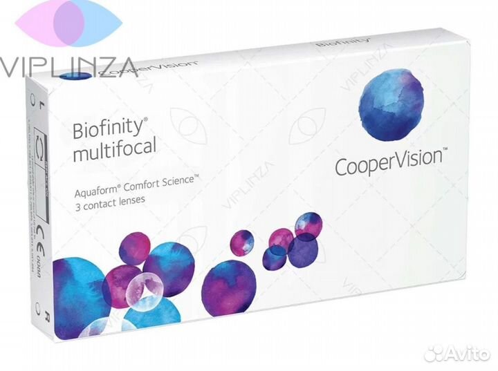 Контактные лины Biofinity 6 мультифокал доставка