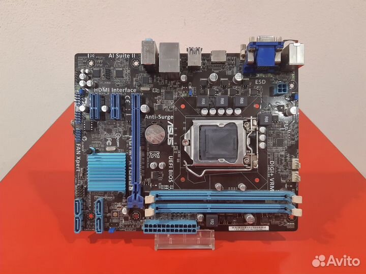 Материнская плата 1155 Asus H61M-A