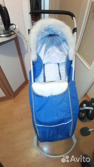 Коляска санки