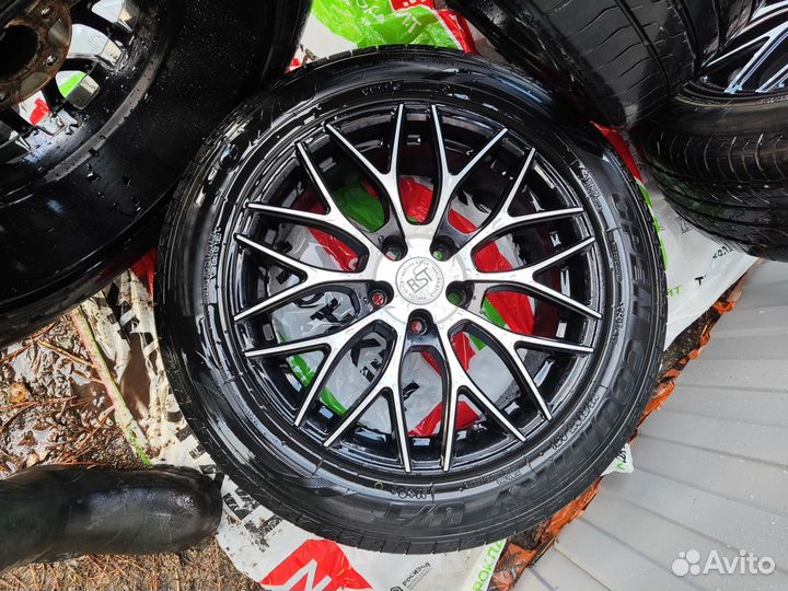 Литые диски 5x108 с резиной Toyo 215 /55 R17
