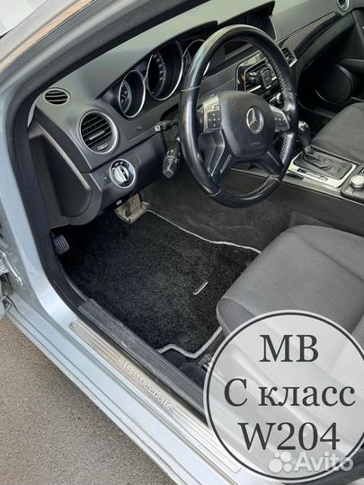 Ворсовве ковры в Mercedes C Класс W204