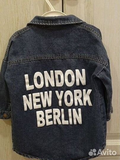 Вещи детские рубашка брендовые джинсовка