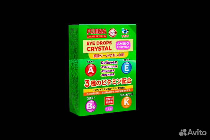 Японские капли для глаз Fujima