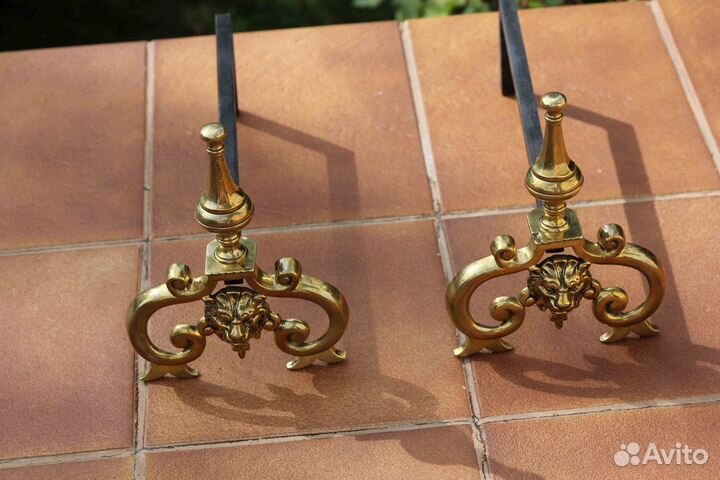 Таганы - старинная подставка д/дров в камин