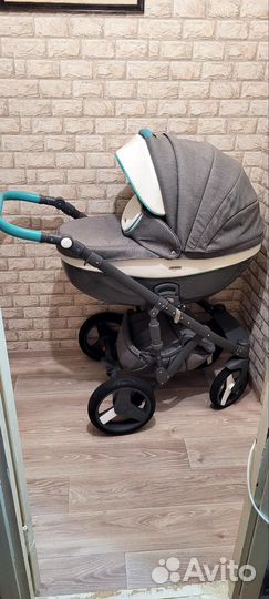 Коляска Adamex monte carbon