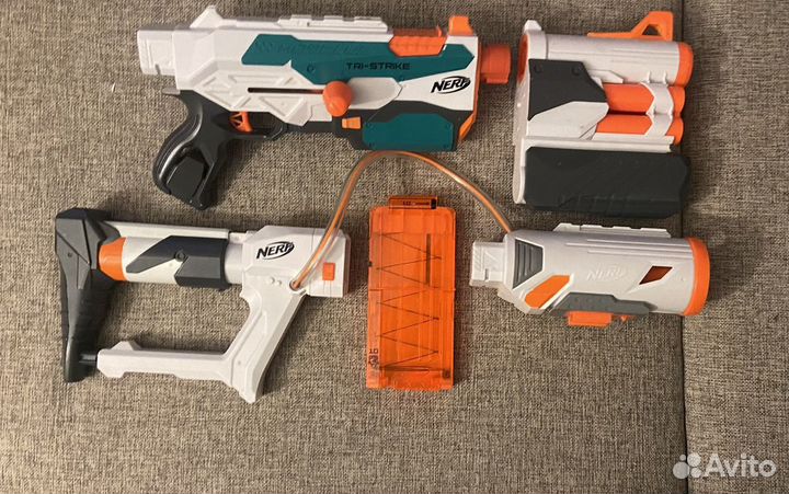 Nerf бластер modulus TRI-strike
