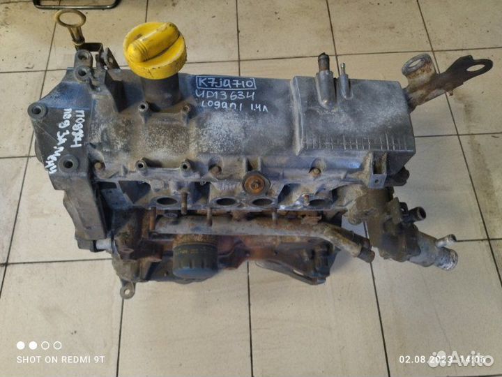 Двигатель Renault Logan 1 K7JA710